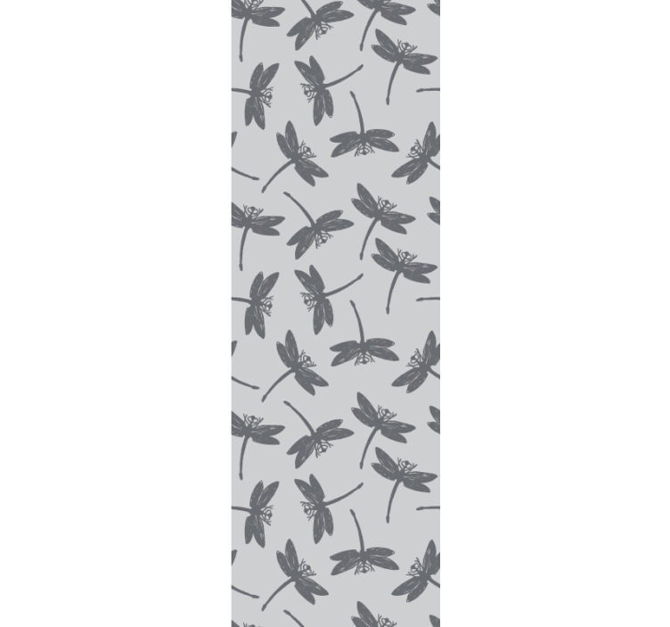 Dragonfly Pattern animal wallpaper - TenStickers