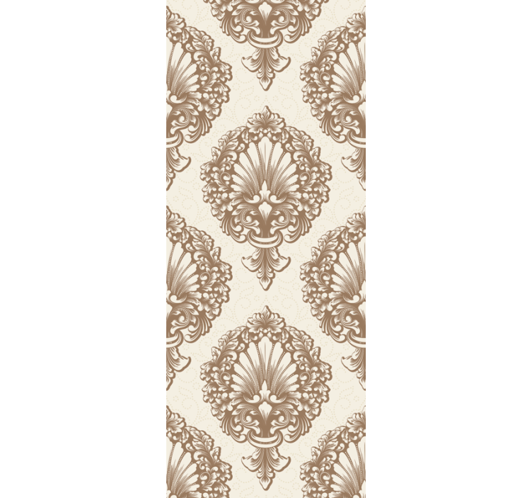 Elegant Shell Patterns baroque wallpaper - TenStickers