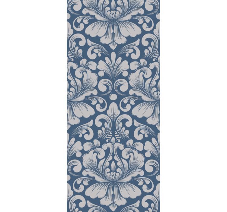 Floral wallpaper with chic floral design - TenStickers