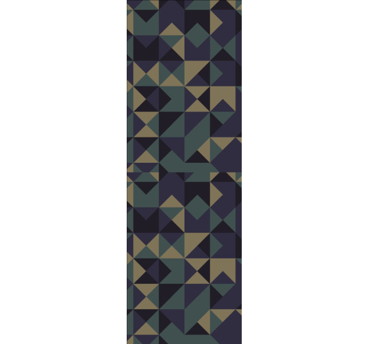 Geometric abstract arrangement triangles wallpaper - TenStickers