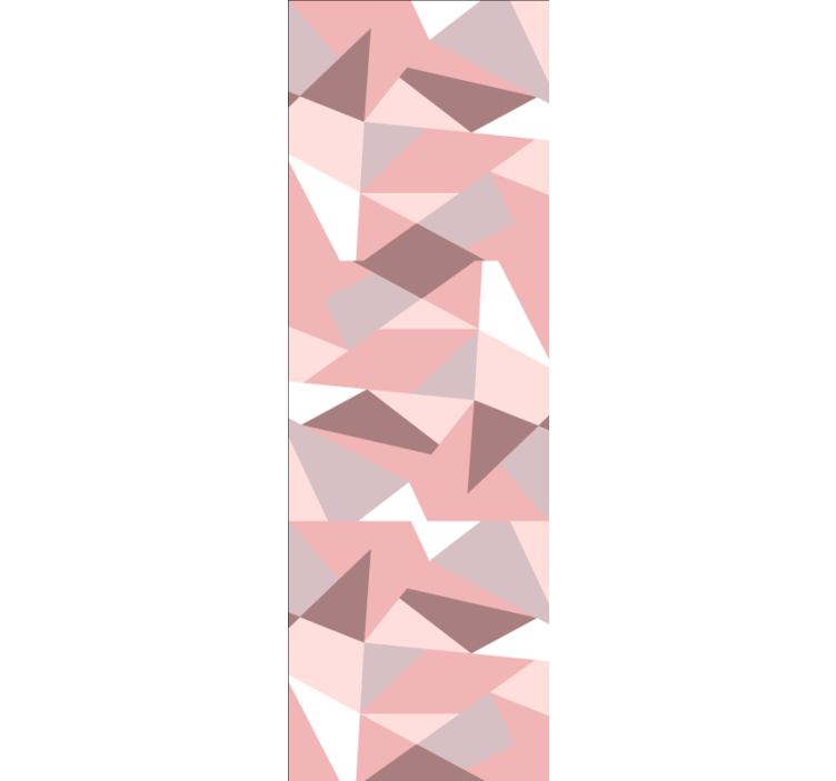 Geometric rosa Triangle Wallpaper - TenStickers