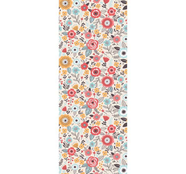 Flowerprint 'Ditsy' flower wallpaper - TenStickers