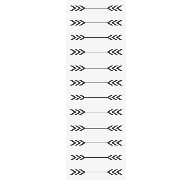 Minimalistic arrows pattern modern wallpaper - TenStickers