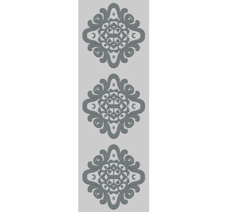 Intricate Floral Patterns baroque wallpaper - TenStickers