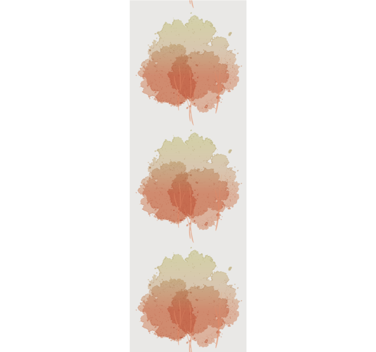 Soft Aquarella Pattern wallpaper of a tree - TenStickers
