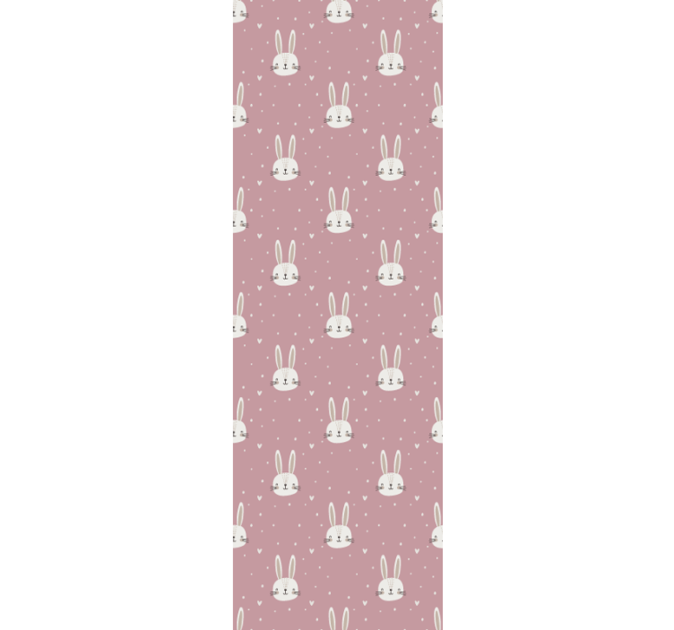 Pink "Boho" pattern Childrens wallpaper - TenStickers