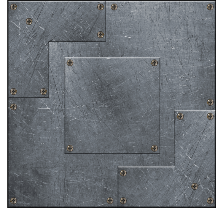 steel plates Teens wallpaper - TenStickers