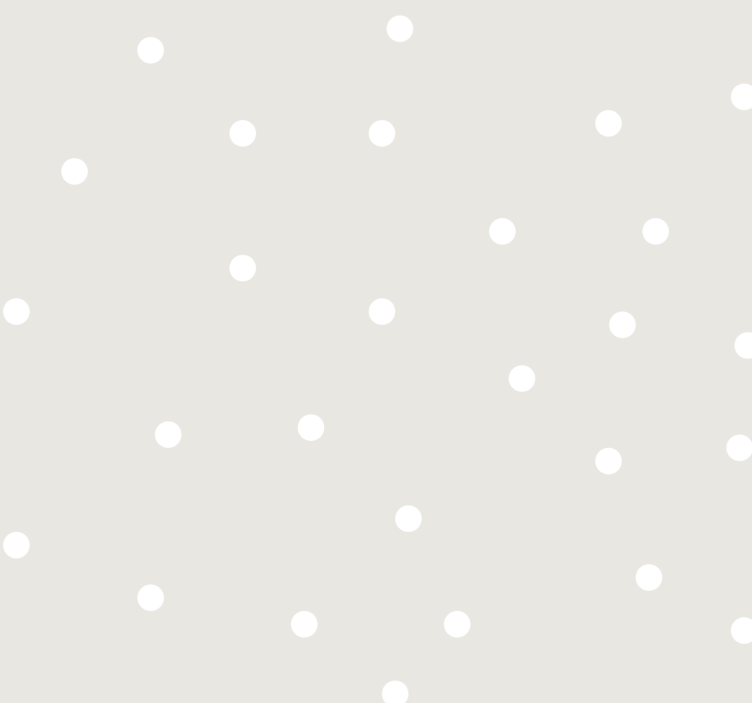 Beige colour with white dots Nursery wallpaper - TenStickers
