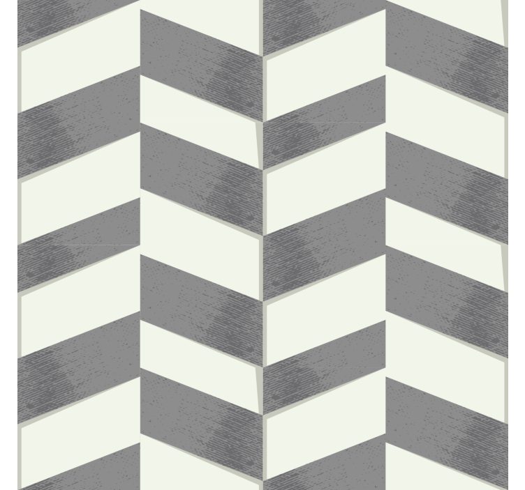 Grey Chevron goemetric wallpaper - TenStickers