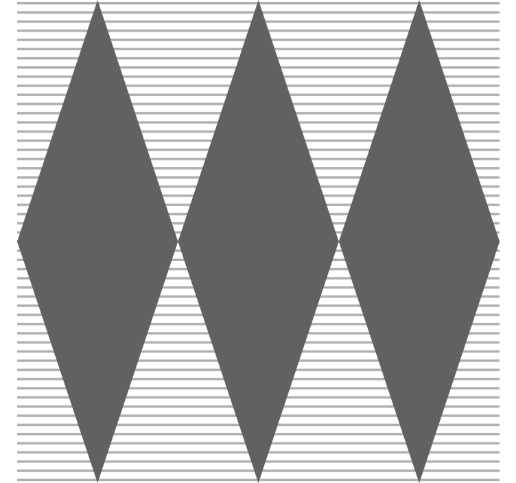 Grey diamond pattern goemetric wallpaper - TenStickers