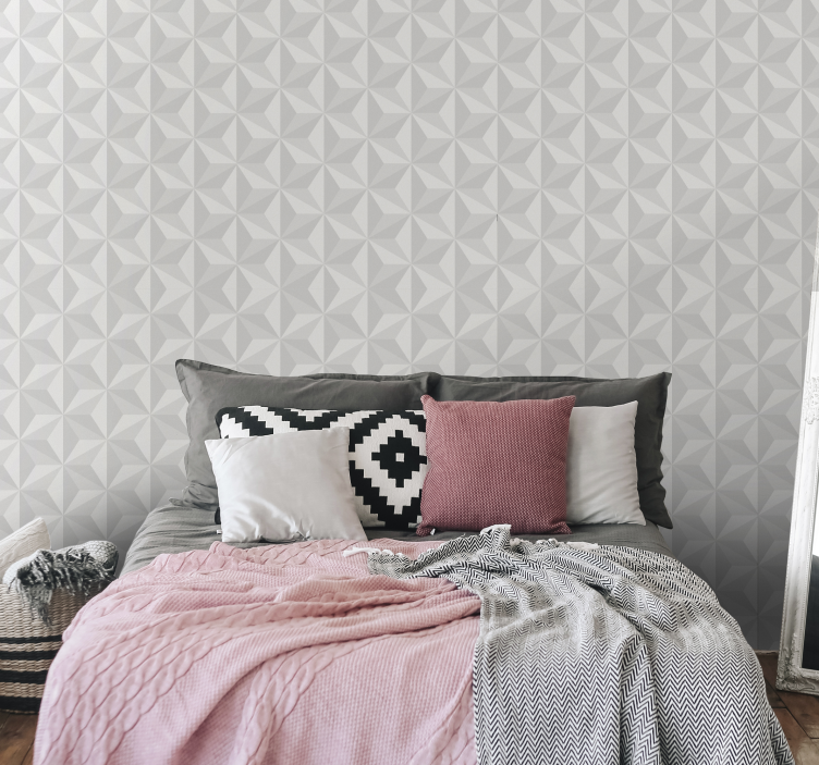 3D triangles wallpaper  wallpaper - TenStickers