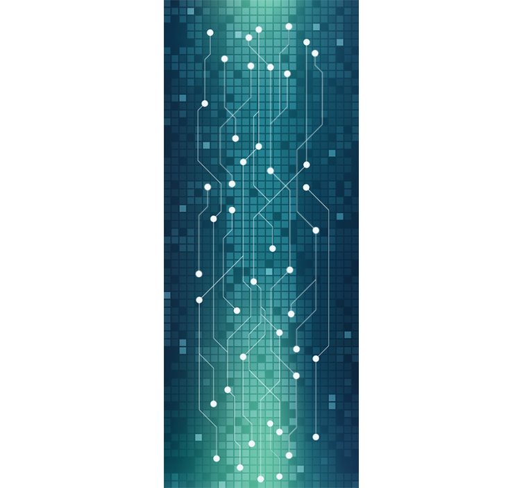Abstract subway Wallpaper - TenStickers
