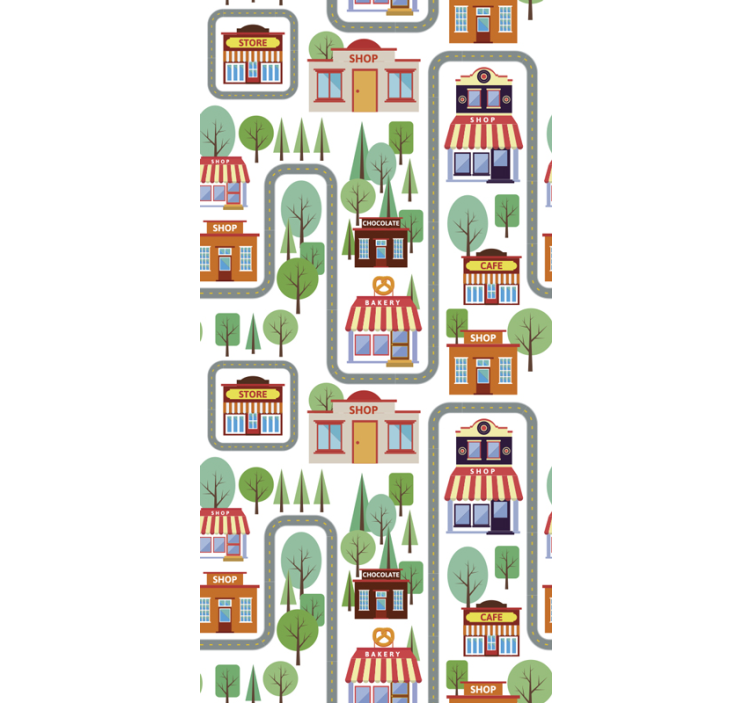 Kid's Village Childrens Wallpaper - TenStickers