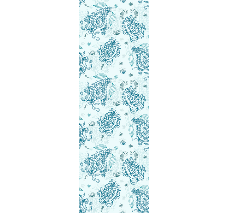 Floral paisley Ornamental Wallpaper - TenStickers