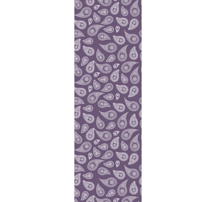 Retro paisley Ornamental Wallpaper - TenStickers