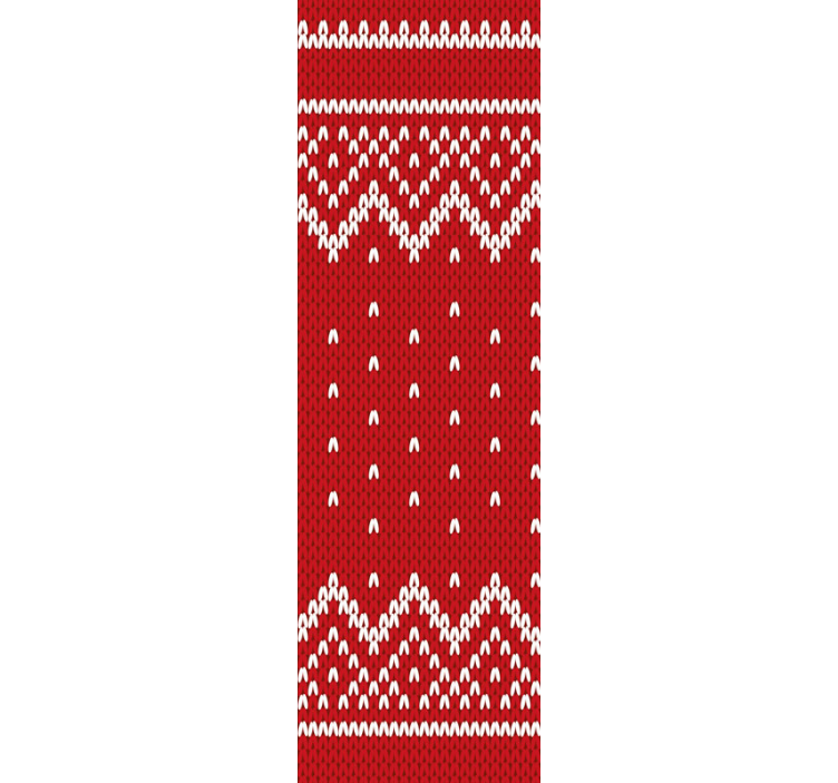 Christmas Typical Pattern Living Room Wallpaper - TenStickers