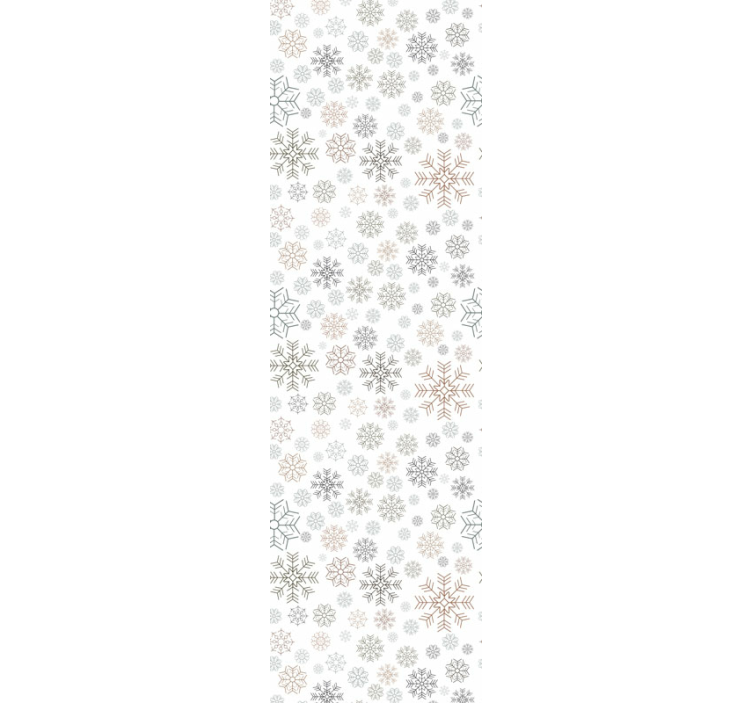 Snowflake Winter Charm holiday christmas wallpaper - TenStickers