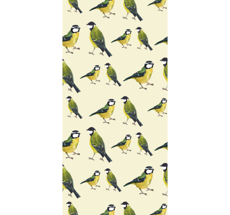 Colorful Bird Collection birds in wallpaper - TenStickers