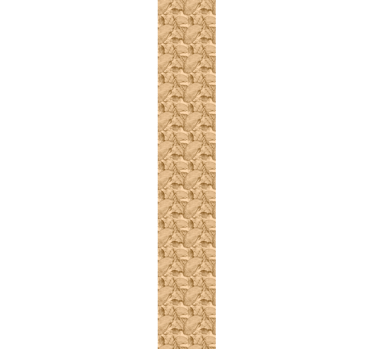 Vintage Seashells Shell Wallpaper - TenStickers