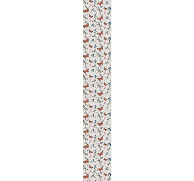 Winged insect pattern butterflies wallpaper - TenStickers