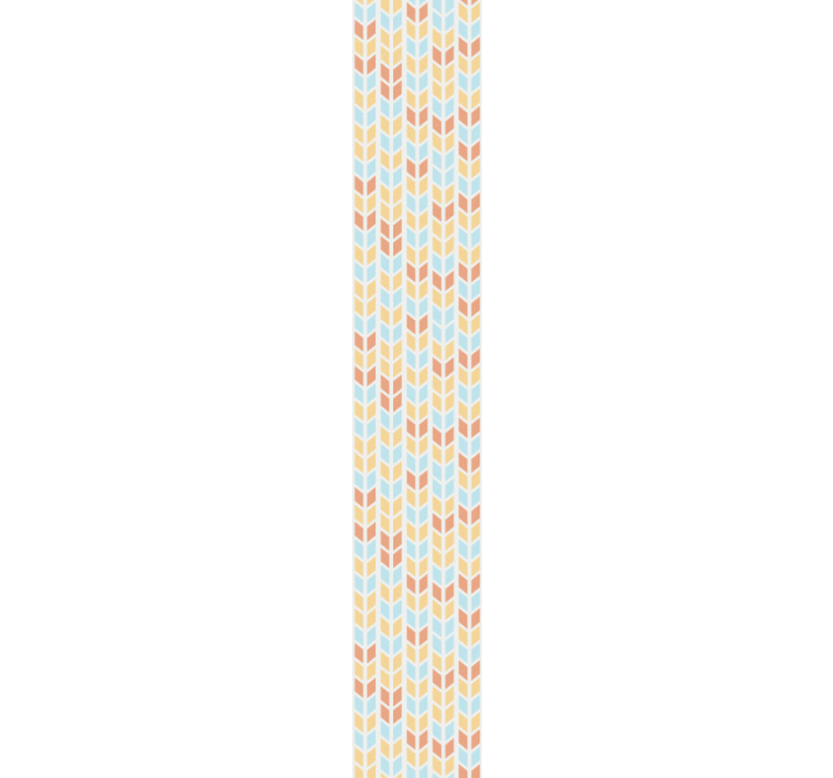 Blue and Brown Arrows Textured Wallpaper - TenStickers