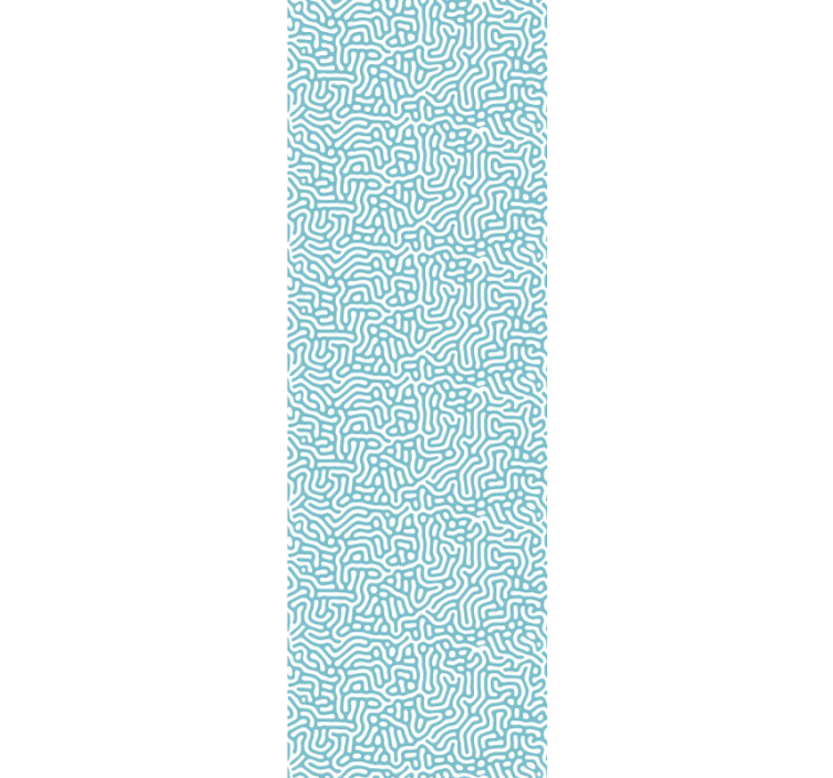 Abstract coral flower wallpaper - TenStickers