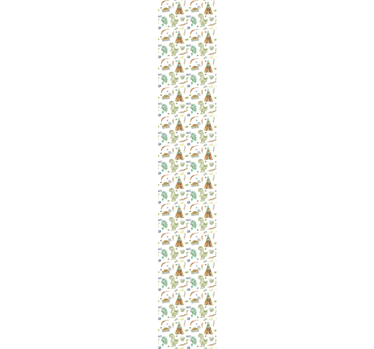 Watercolor dinosaurs Childrens Wallpaper - TenStickers