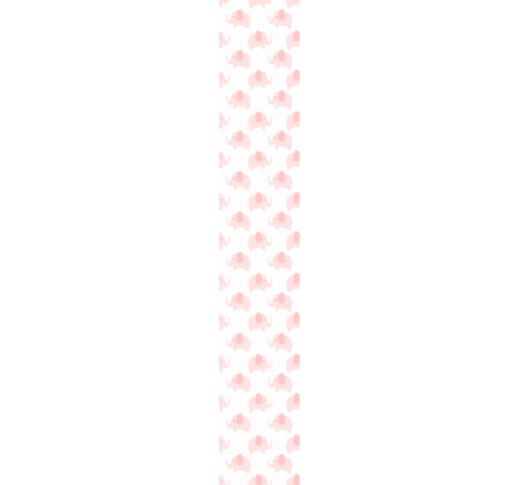 Playful Elephant Motif elephants wallpaper - TenStickers