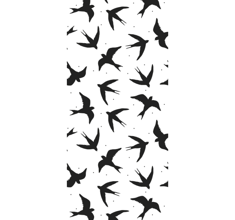 birds flying away Dining Room Wallpaper - TenStickers