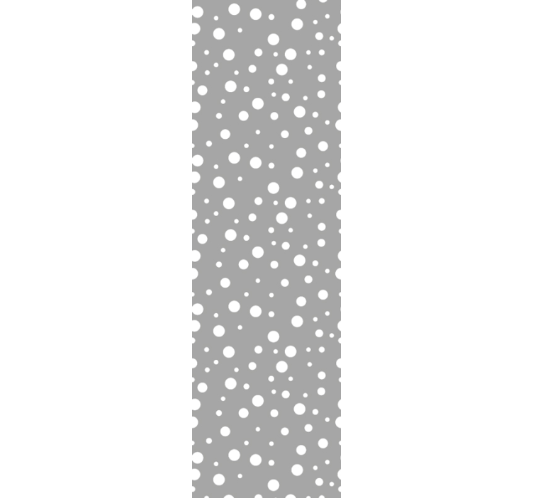 Grey different size dots Spotty wallpaper - TenStickers