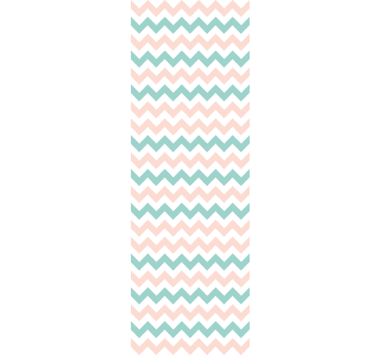 Chevron Patterned Decor wallpaper geometric - TenStickers