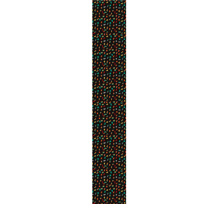 Modern black tetris Modern Wallpaper - TenStickers