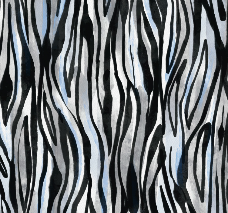 Zebra Stripe Canvas wallpaper zebras - TenStickers