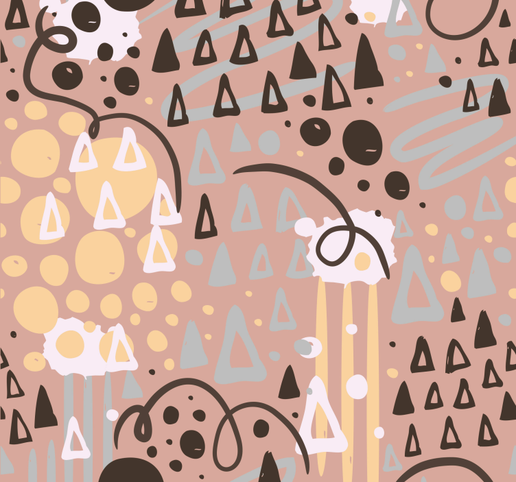 Markers and drawings Childrens Wallpaper - TenStickers