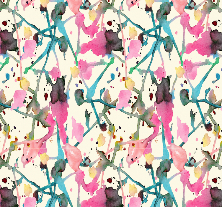 Abstract Botanicals nature wallpaper - TenStickers