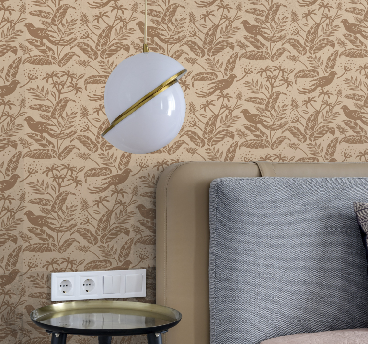 Botanical Enchantment floral wallpaper - TenStickers