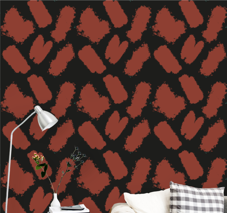 Brushstroke Texture goemetric wallpaper - TenStickers