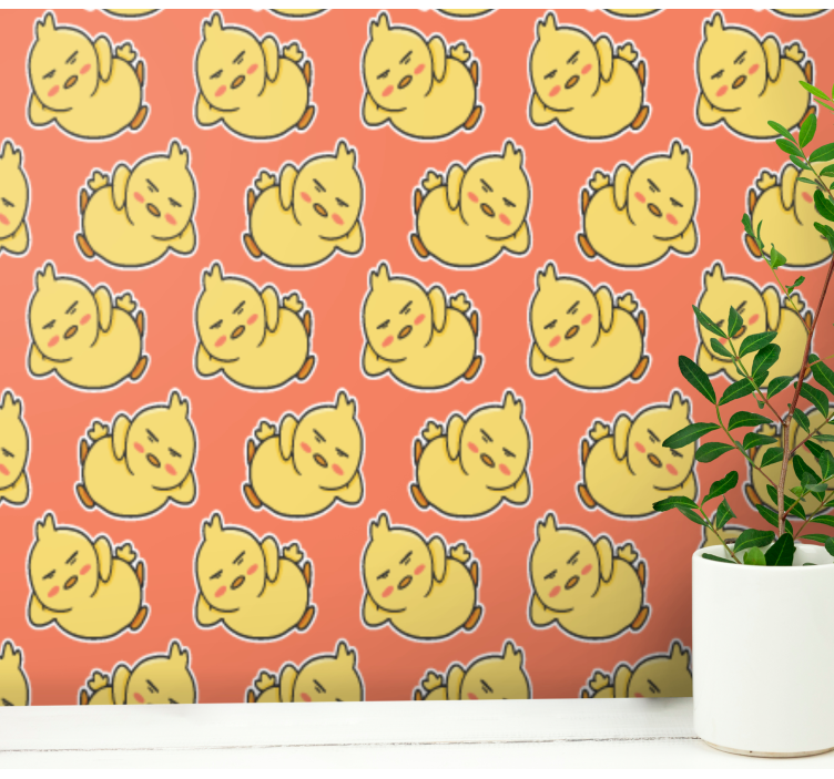 Cartoon Cat Pattern cats wallpaper - TenStickers