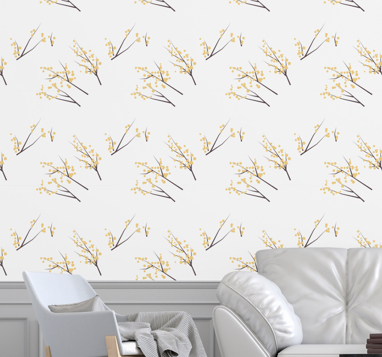 Cherry Blossom Branches tree wallpaper - TenStickers