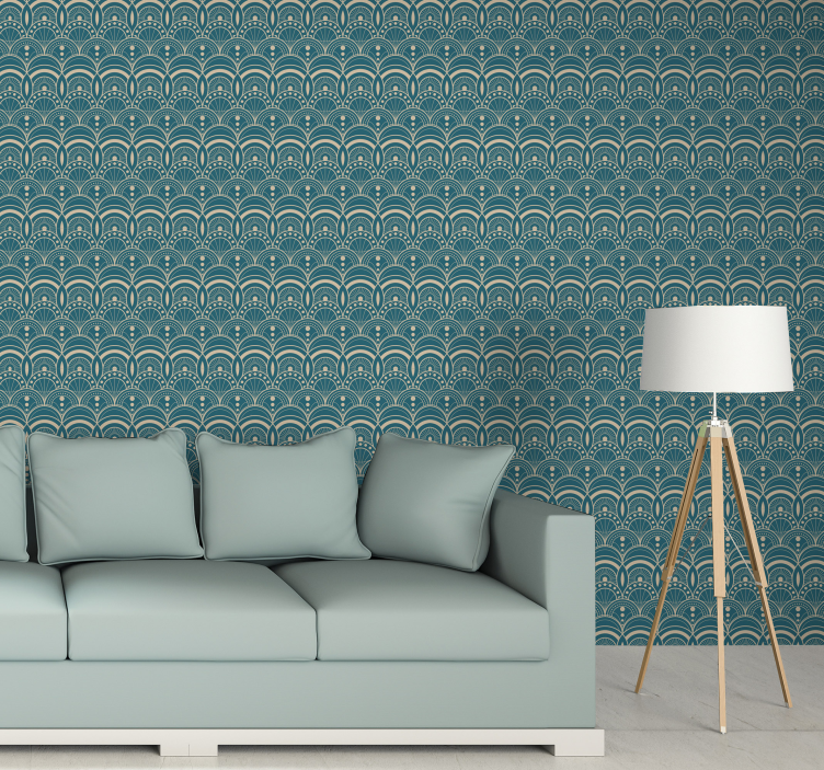 Classic Wallpaper Vintage art decò - TenStickers