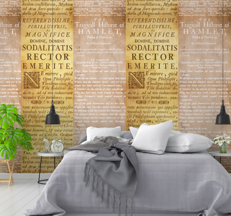 Concrete Epigraph Textured Wallpaper - TenStickers