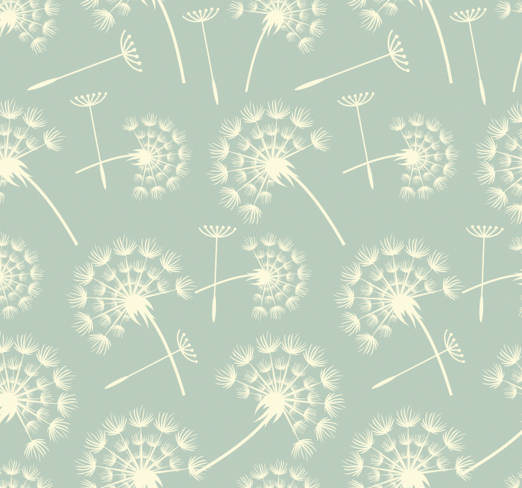 Dandelions design Bathroom Wallpaper - TenStickers