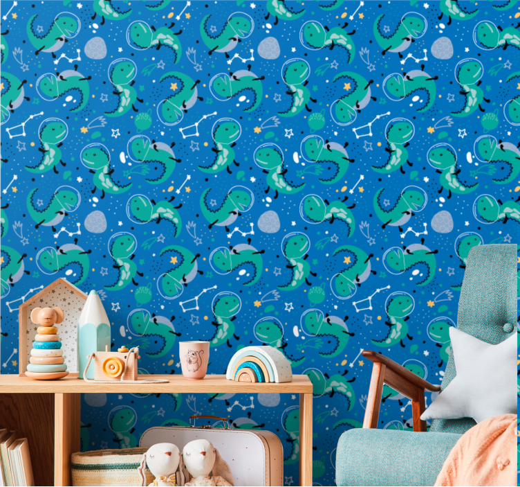 Dinosaur Constellation dinosaurs wallpaper - TenStickers