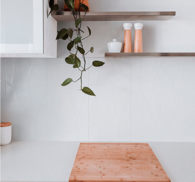 Elegant Patterned Surface tile effect wallpaper - TenStickers