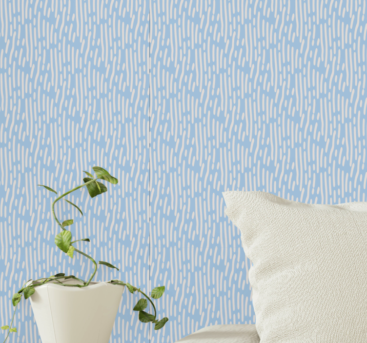 Gentle Line Patterns wallpaper geometric - TenStickers
