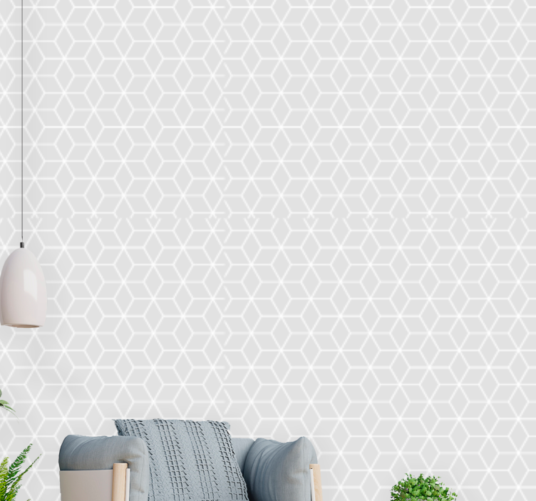 Geometric Latticework wallpaper geometric - TenStickers