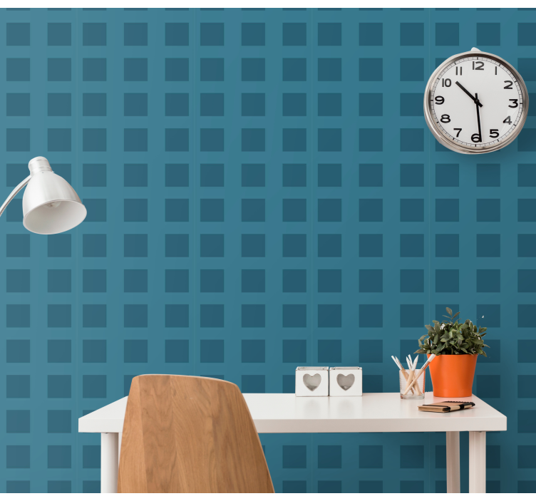 Geometric Squares wallpaper geometric - TenStickers