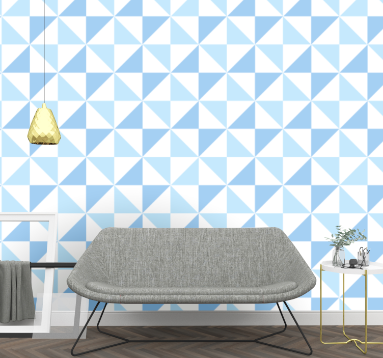 Geometric Triangulation wallpaper geometric - TenStickers