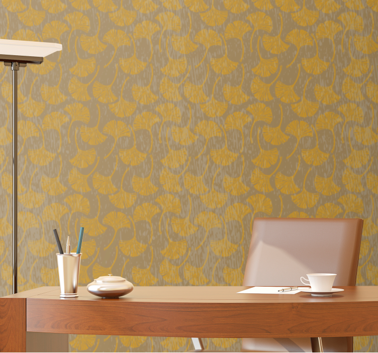 Intricate Flower Motifs floral wallpaper - TenStickers