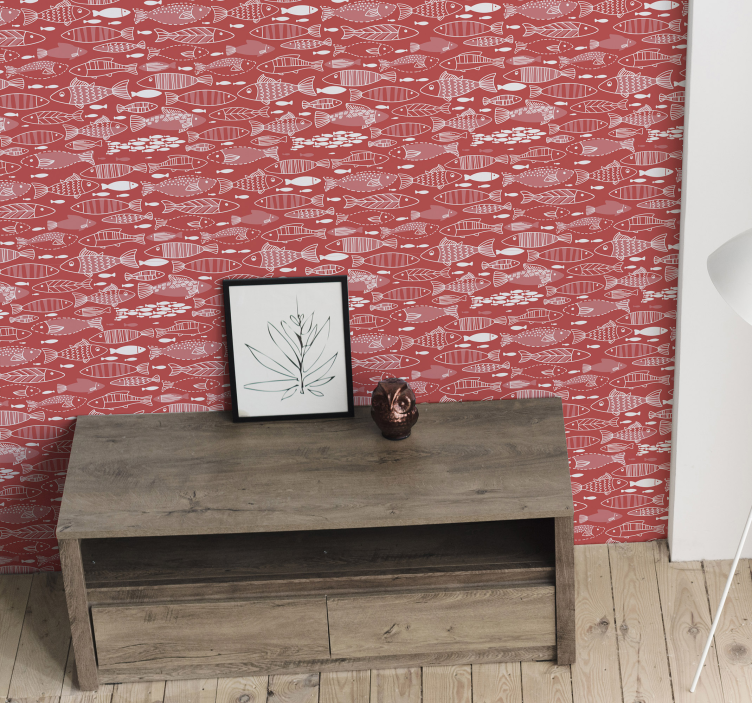 Many fish under sea Animal Wallpaper - TenStickers